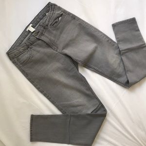 Gray h&m skinny jeans